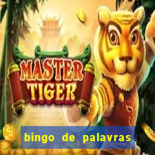 bingo de palavras 3 ano